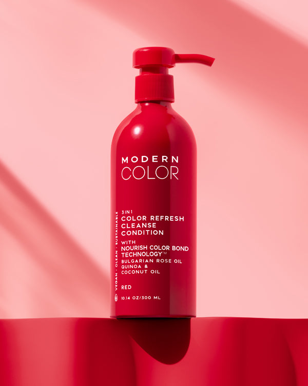 3-In-1 Color Refresh + Cleanse + Condition - Red