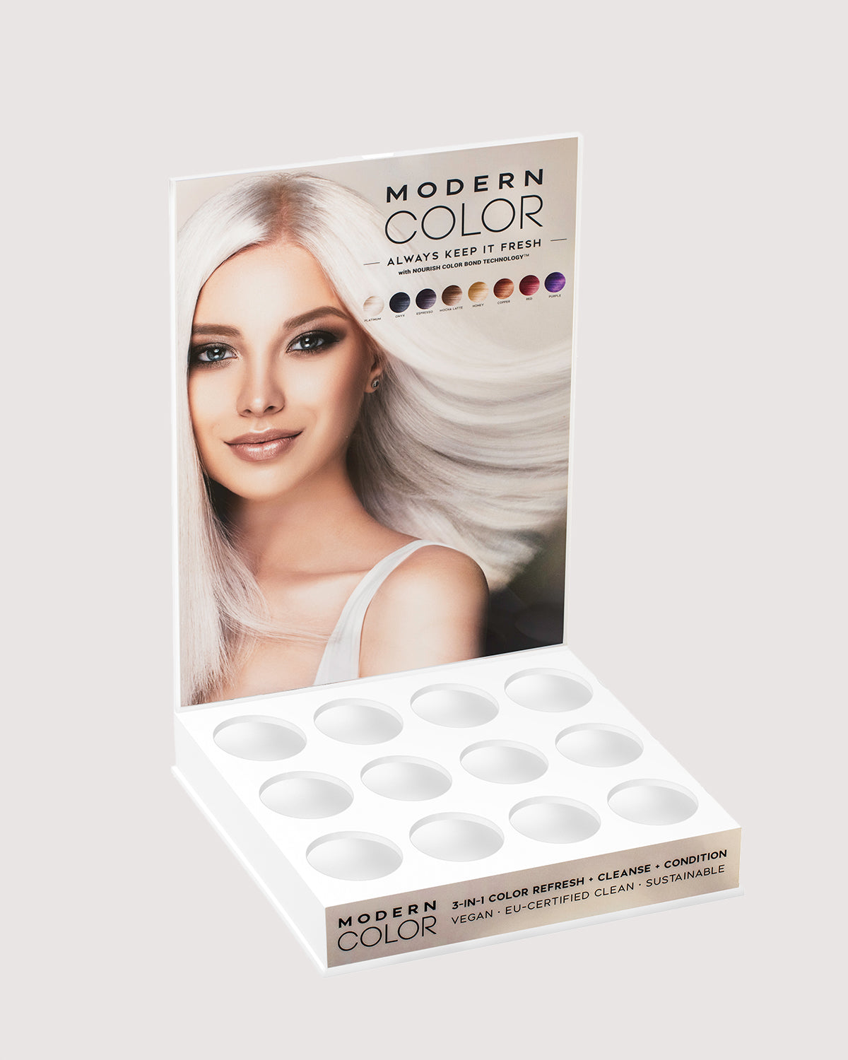 3-In-1 Color Refresh Pro Merchandising Display - For 12 Bottles ...