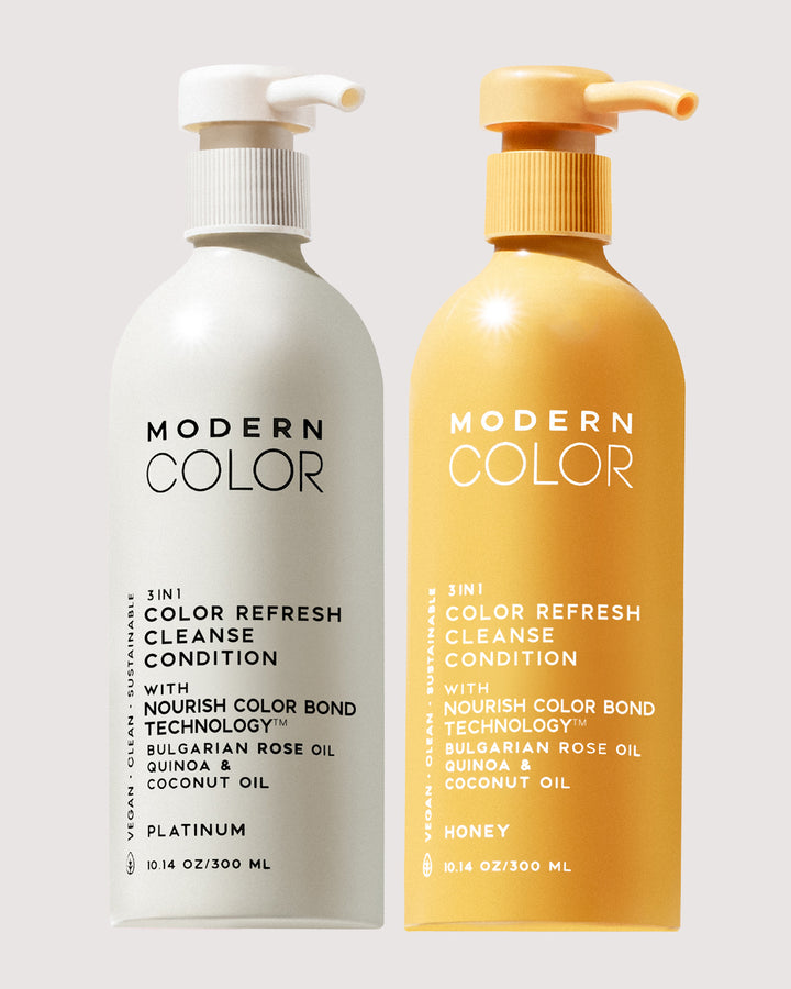 3-In-1 Hair Color Refresh + Cleanse + Condition - Honey