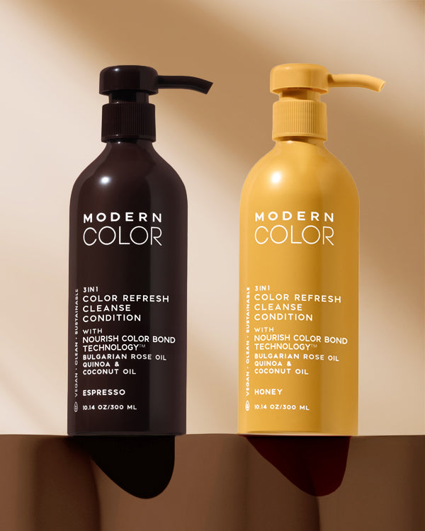 3-IN-1 HAIR COLOR REFRESH + CLEANSE + CONDITION - Chestnut Bundle (Espresso + Honey)