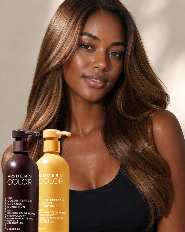 3-IN-1 HAIR COLOR REFRESH + CLEANSE + CONDITION - Chestnut Bundle (Espresso + Honey)