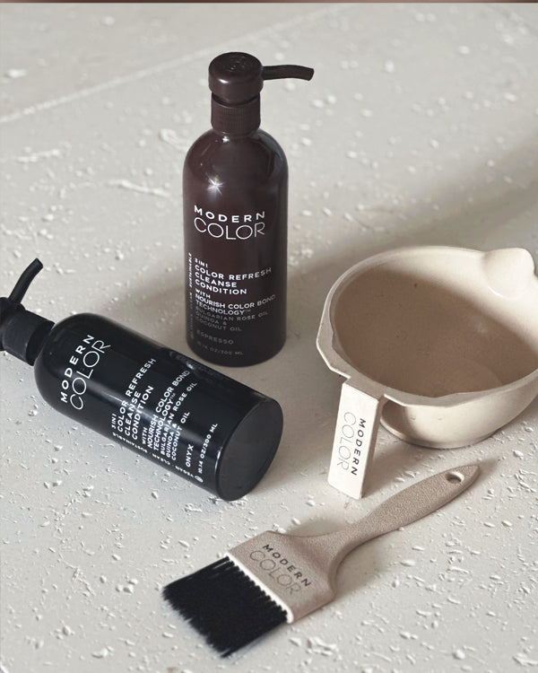 3-IN-1 HAIR COLOR REFRESH + CLEANSE + CONDITION - Dark Chocolate Bundle (Espresso + Mocha Onyx)