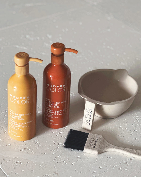 3-IN-1 HAIR COLOR REFRESH + CLEANSE + CONDITION -Golden Copper Bundle (Copper + Honey)