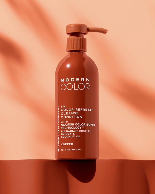 Color That Is Refreshing 3-In-1 Hair Color Refresh + Cleanse + Condition - Copper โ Modern Color