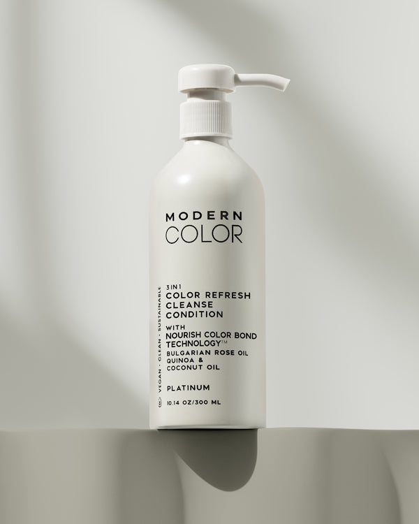 3-In-1 Hair Color Refresh + Cleanse + Condition - Platinum – Modern Color