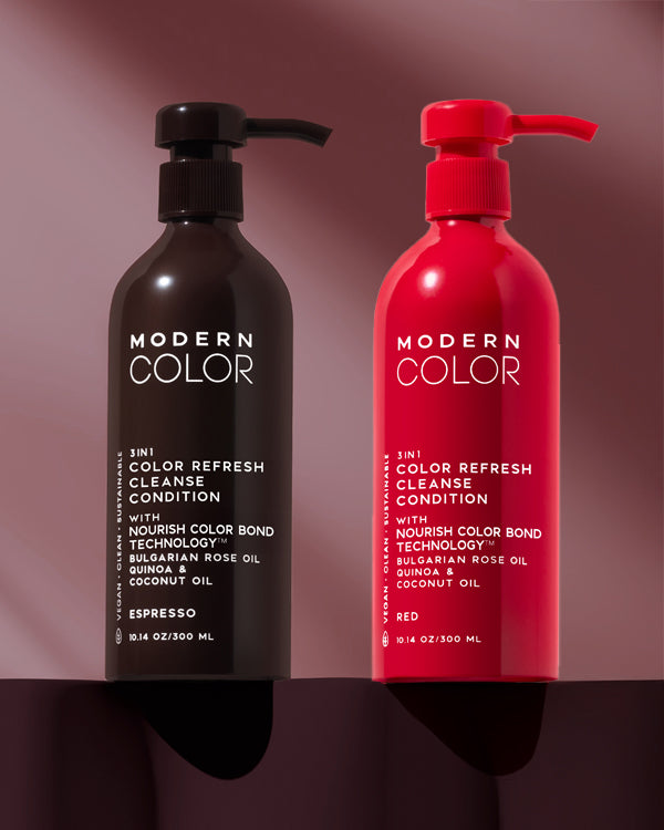 3-IN-1 HAIR COLOR REFRESH + CLEANSE + CONDITION - Wine Burgundy