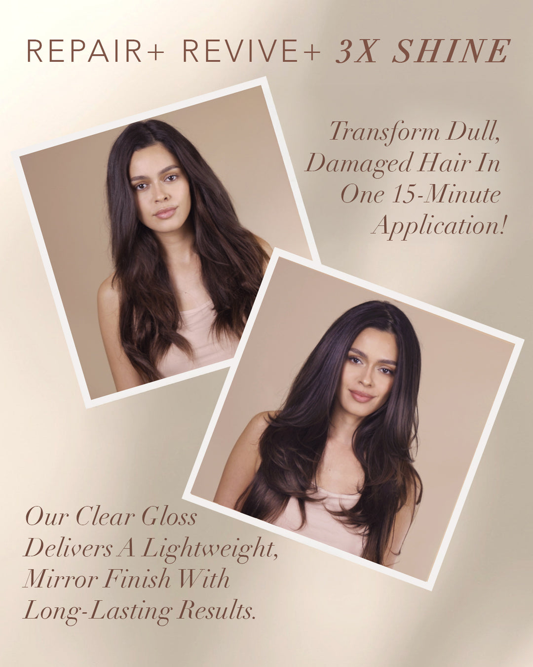 3-In-1 Clear Gloss Hair Treatment For 3x Shine