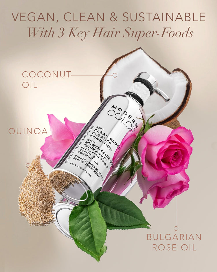 3-In-1 Clear Gloss Hair Treatment For 3x Shine – Modern Color