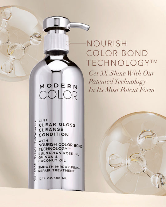 3-In-1 Clear Gloss Hair Treatment For 3x Shine – Modern Color