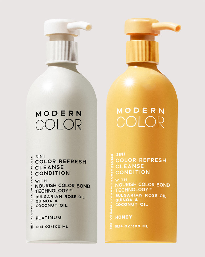 3-In-1 Hair Color Refresh + Cleanse + Condition - Platinum