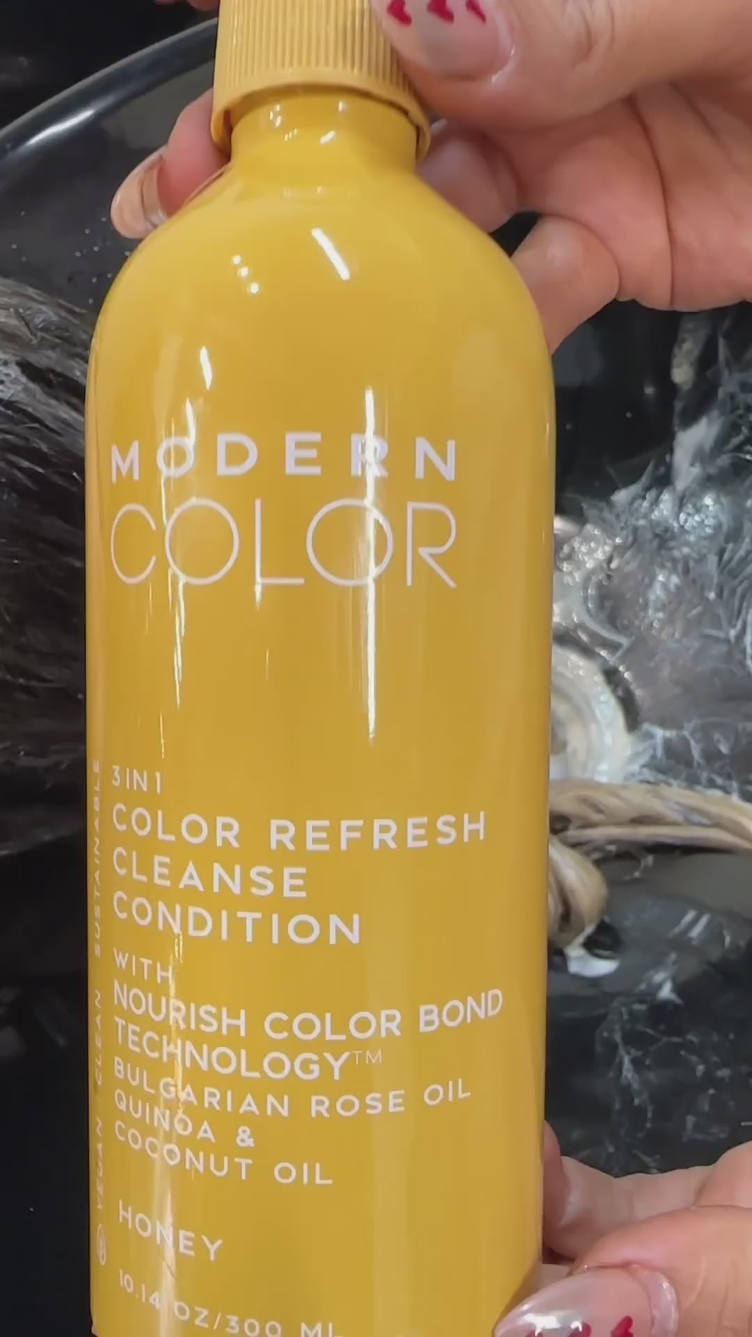3-In-1 Hair Color Refresh + Cleanse + Condition - Honey – Modern Color