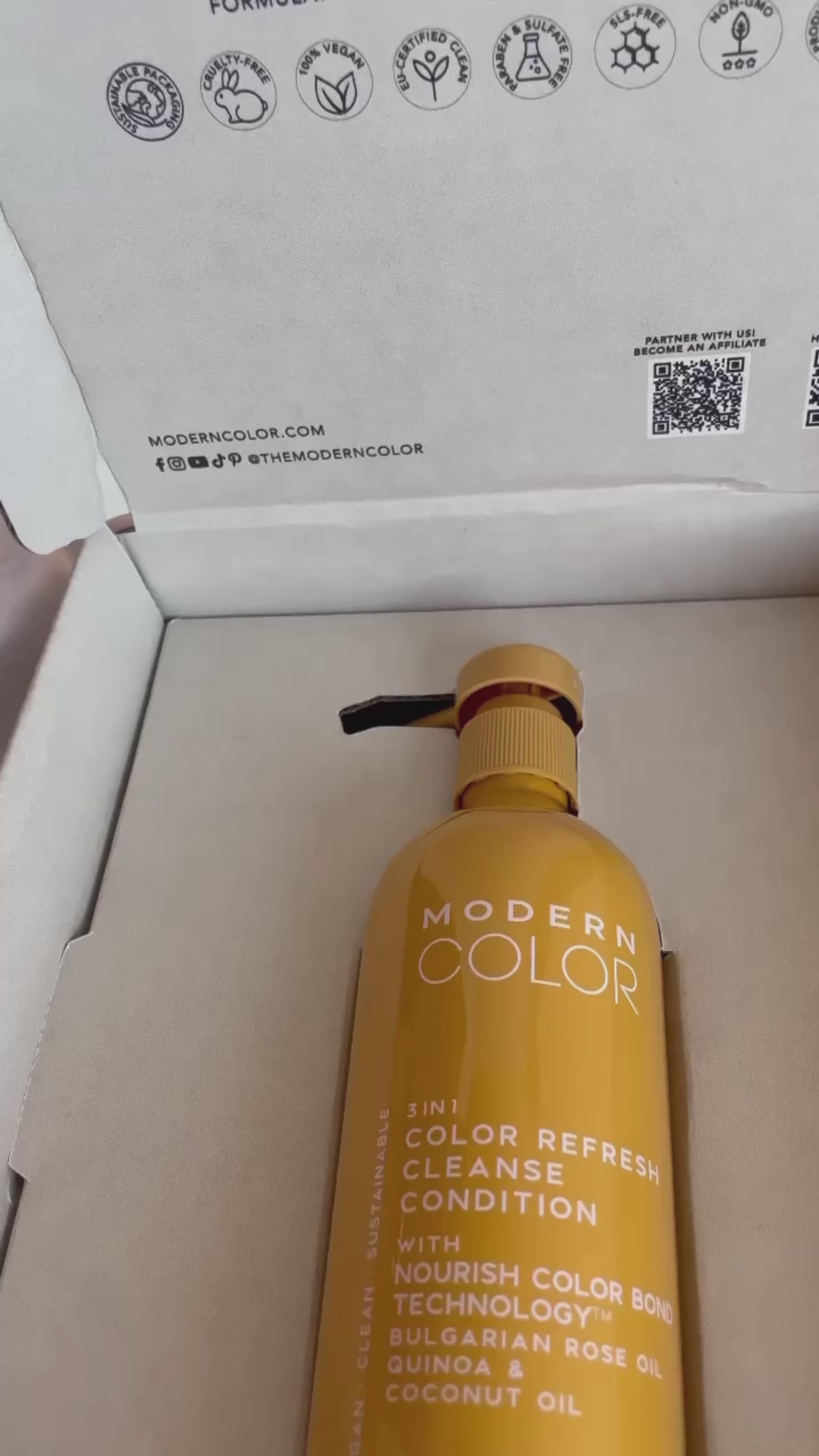 3-In-1 Hair Color Refresh + Cleanse + Condition - Honey – Modern Color