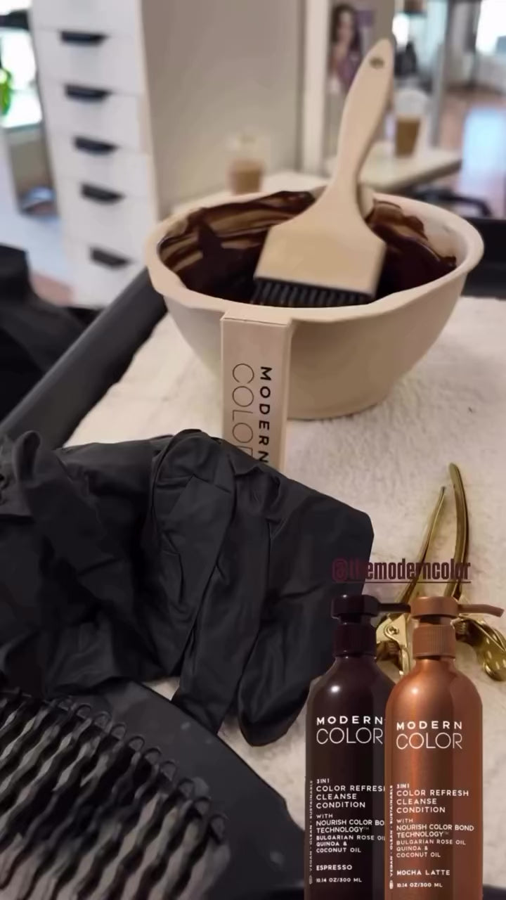 3-IN-1 HAIR COLOR REFRESH + CLEANSE + CONDITION - Brownie Batter Bundle (Espresso + Mocha Latte)