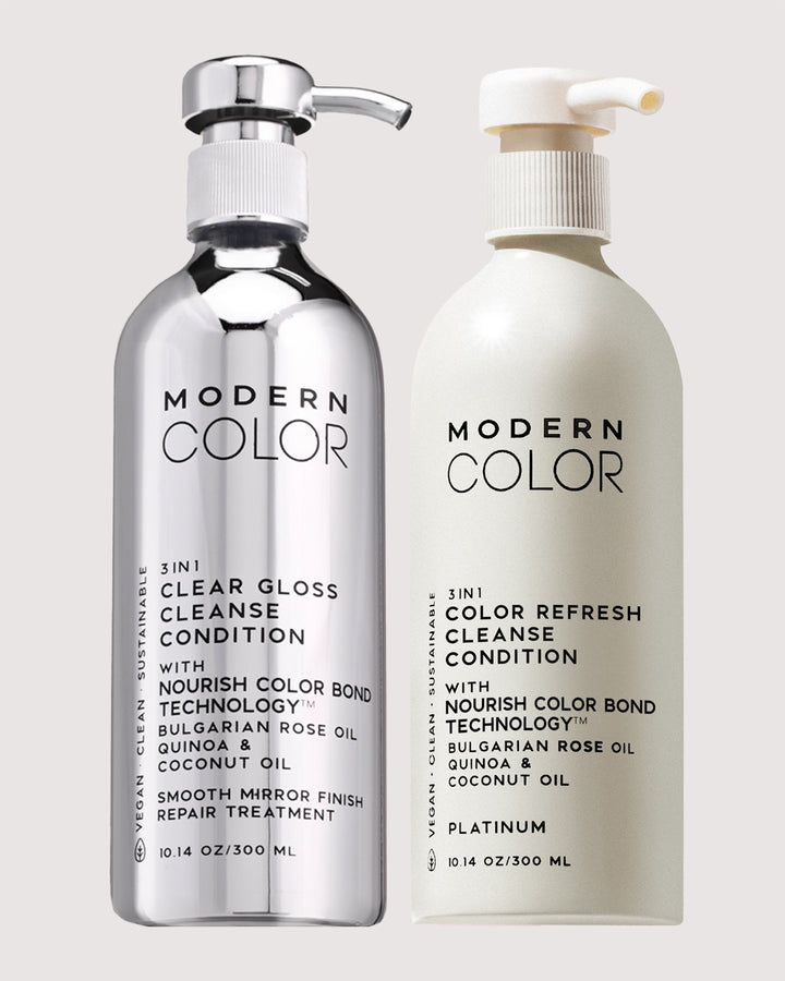 3-In-1 Hair Color Refresh + Cleanse + Condition - Platinum