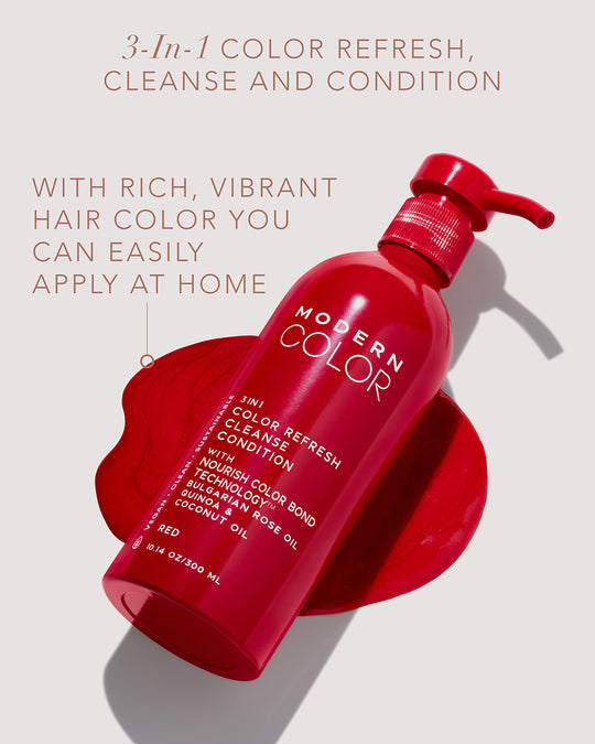 3-In-1 Hair Color Refresh + Cleanse + Condition - Copper – Modern Color